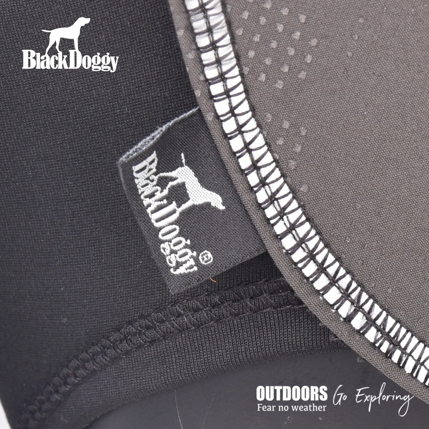 Wholesale Pet Apparel Softshell Dog Jacket Vest with Reflective Stitching Pattern
