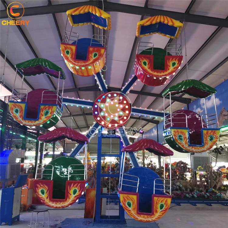 Cheap price kids amusement park rides electric 12 seats 6 cabins small ferris wheel for sale