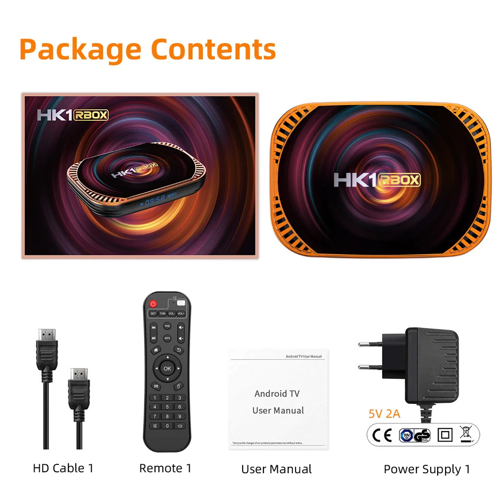 Daqu New Amlogic S905X4 Android 11 TV Box HK1 RBOX X4 1000M Lan Smart Set Top Box 8K 4GB 128G 64GB 32GB 2.4 5G Dual WiFi TV Box