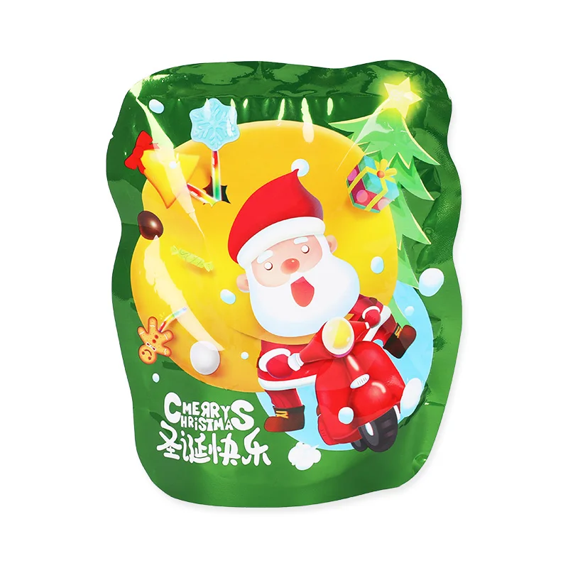 Holeywood Wholesale Fluorescent Hard Candy Lollipops Christmas Gift Bag Commercially Available Candy Lovers Sweet Made Sugar