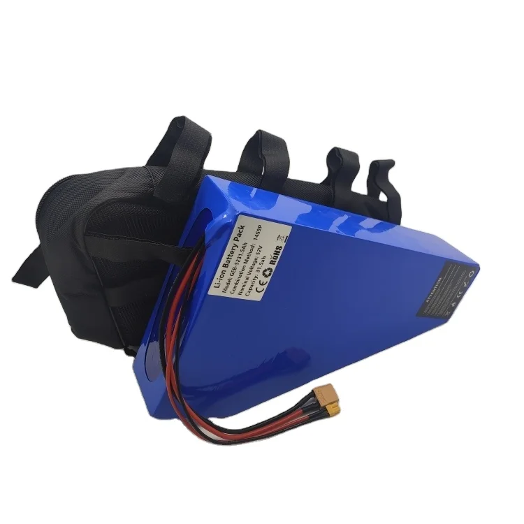 Triangle Battery 52V 15.6Ah 18.2Ah  20Ah 23.4Ah 26Ah 30Ah 35Ah DIY Lithium ion Battery Pack Electric Bicycle Battery