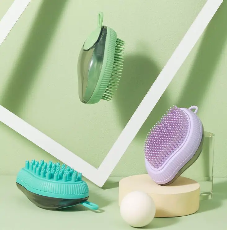 Custom logo Dry wet Steaming Grooming Pet Hair Brush Cleanser Cat Spray Comb with Steam for pet