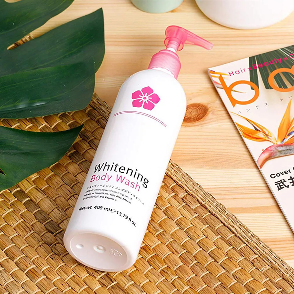 Private Label Organic Glutathione Vitamin C Whitening Body Wash Shower Gel