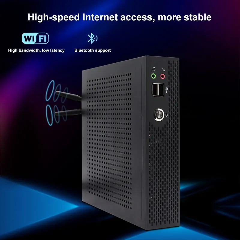 High Performance I3 I5 I7 CPU  Desktop Computer Mini Pc Fanless Gaming Mini Pc For Office