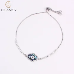 High quality fashion turkish jewelry abalone shell  eye of the demon hamsa bracelet