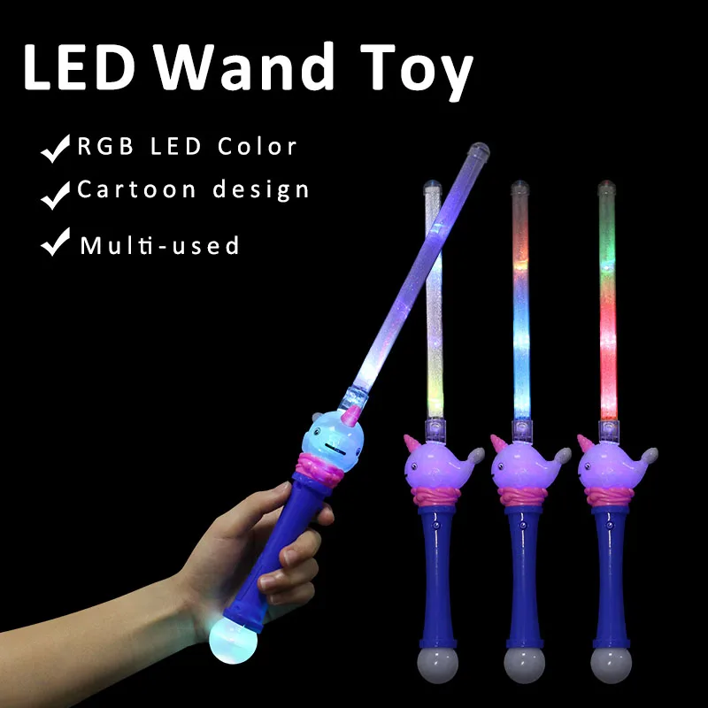 Light up toys Hot Sale Halloween Party Decoration LED Wand  Stick for Kids Amusement Park Kids toy Manufacturer Holidays