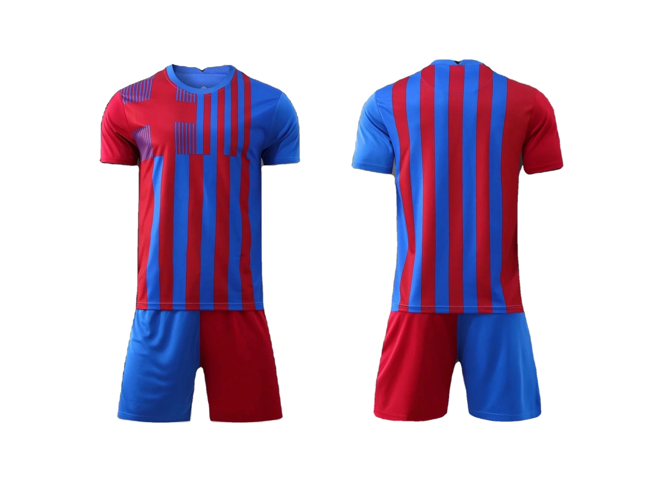 2021 Thai Quality Custom United Soccer Jersey Sublimation plain Soccer Jersey Set