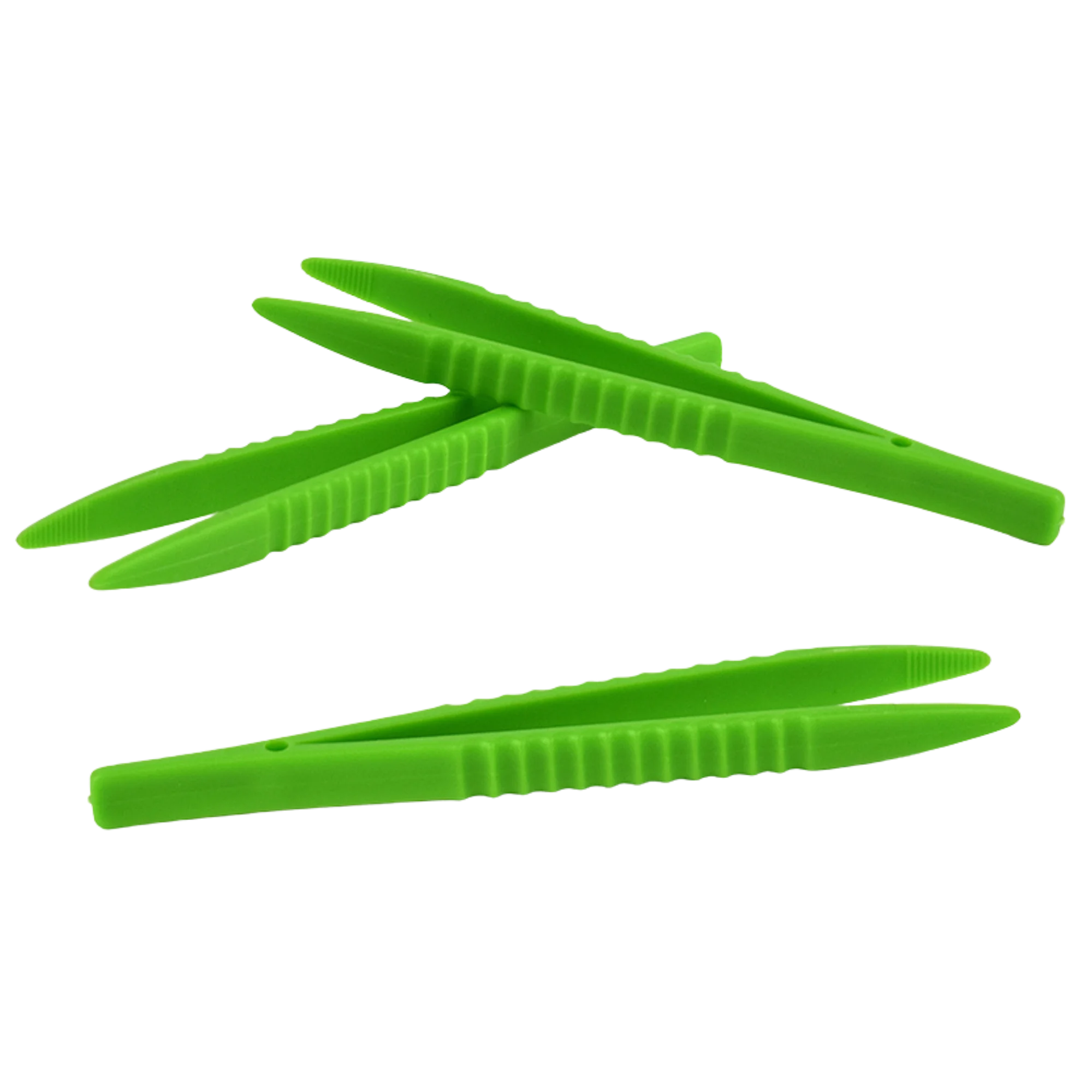 Plastic medicine tweezers 11.4cm,plastic tweezer pp and green color white color