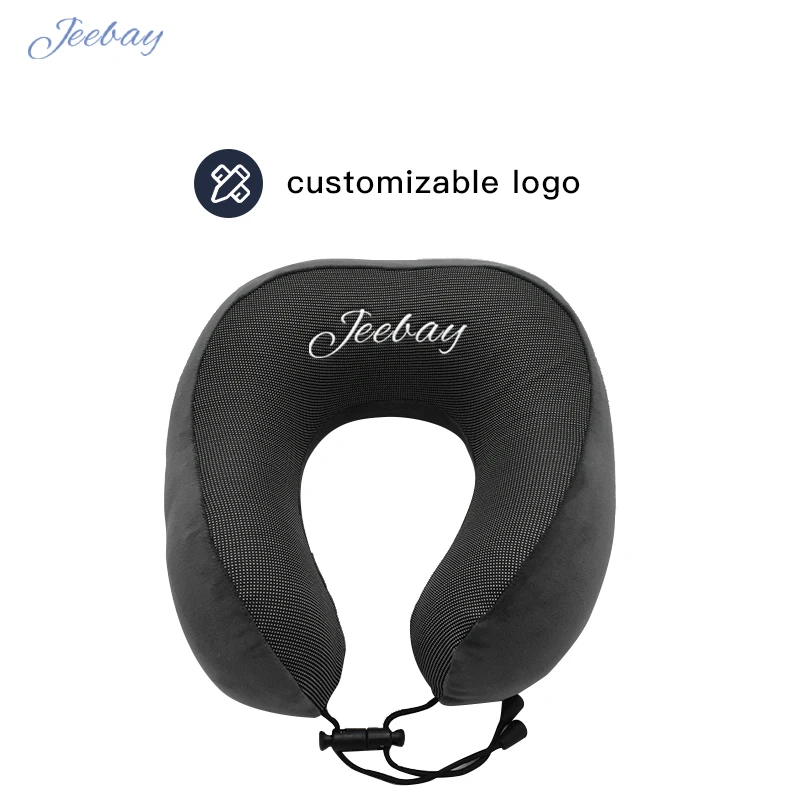 JB custom U shape pillow flight pillow memory foam travel pillow