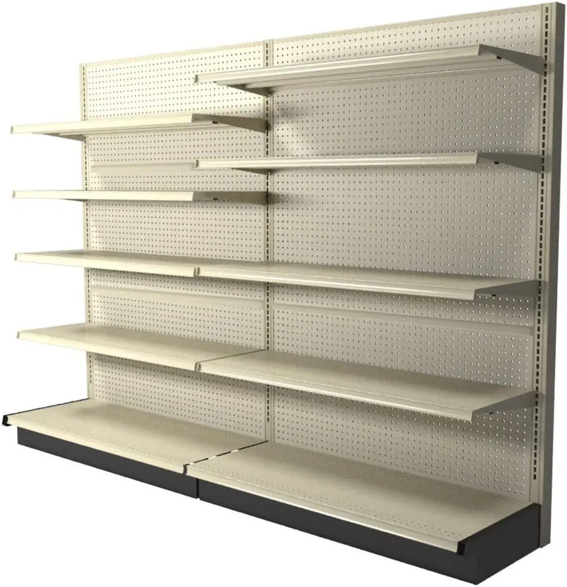 High Quality Wholesale Customized American style Retail Wall Racking Supermarket Shelf