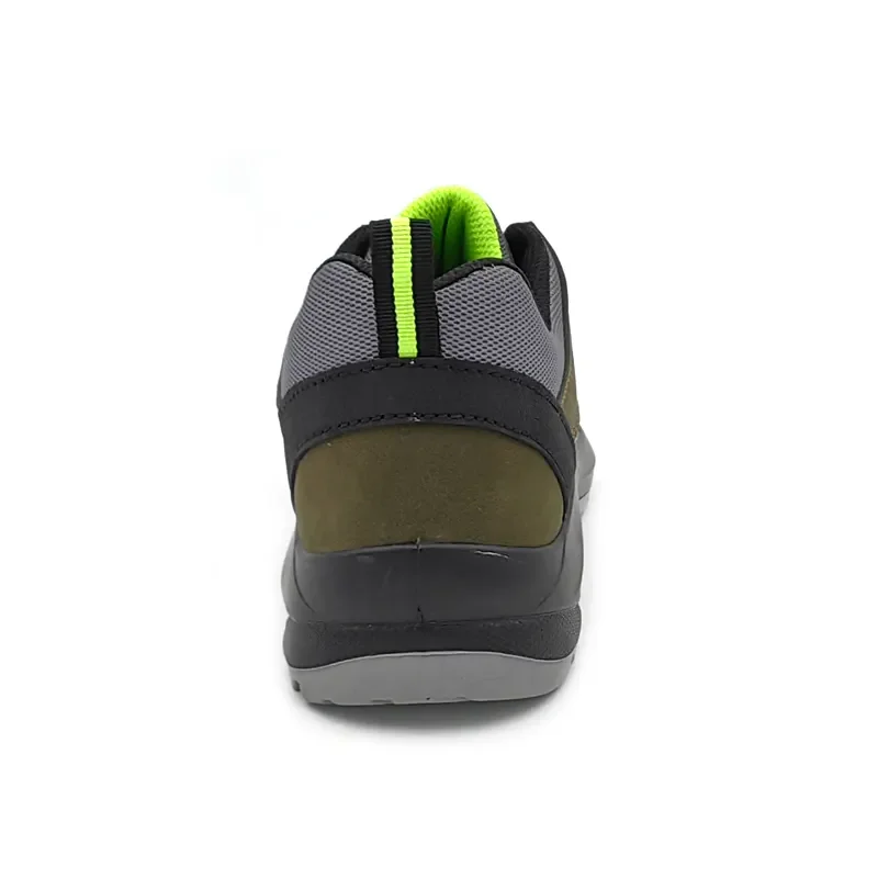 safety shoe composite toe Waterproof Genuine leather Upper low cut   casual work shoes Puncture resistant PU sole