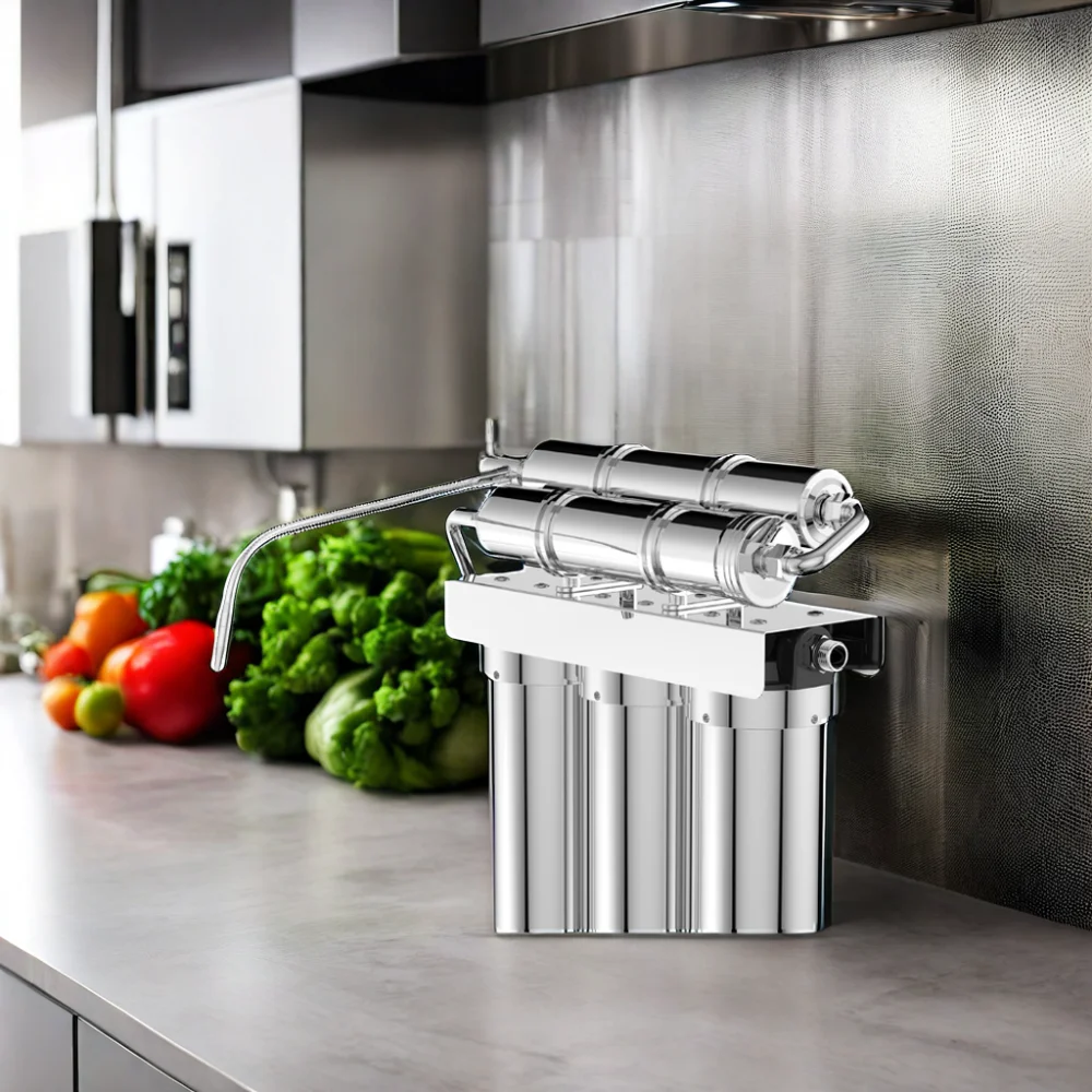 Household five-stage filtration activated carbon high-intensity magnetic purification ultrafiltration water purifier