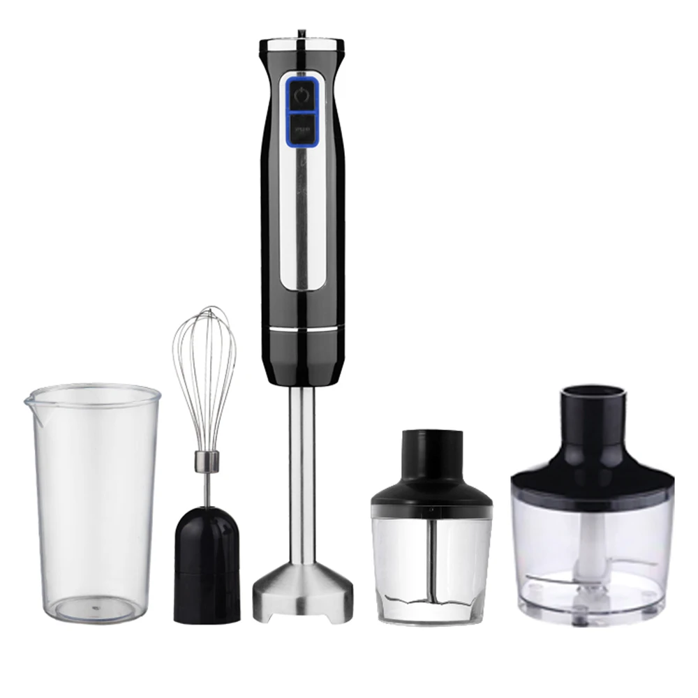 High Power 600ml Beaker 800w Blue LED Light Electric Hand Held Stick Blender