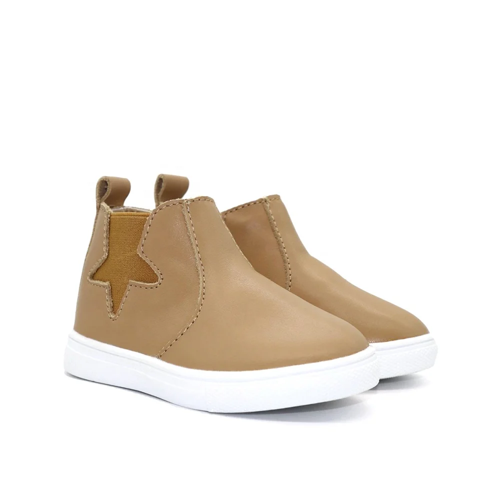 Модные ботинки в европейском стиле; Теплая зимняя детская повседневная обувь из натуральной кожи для мальчиков и девочек