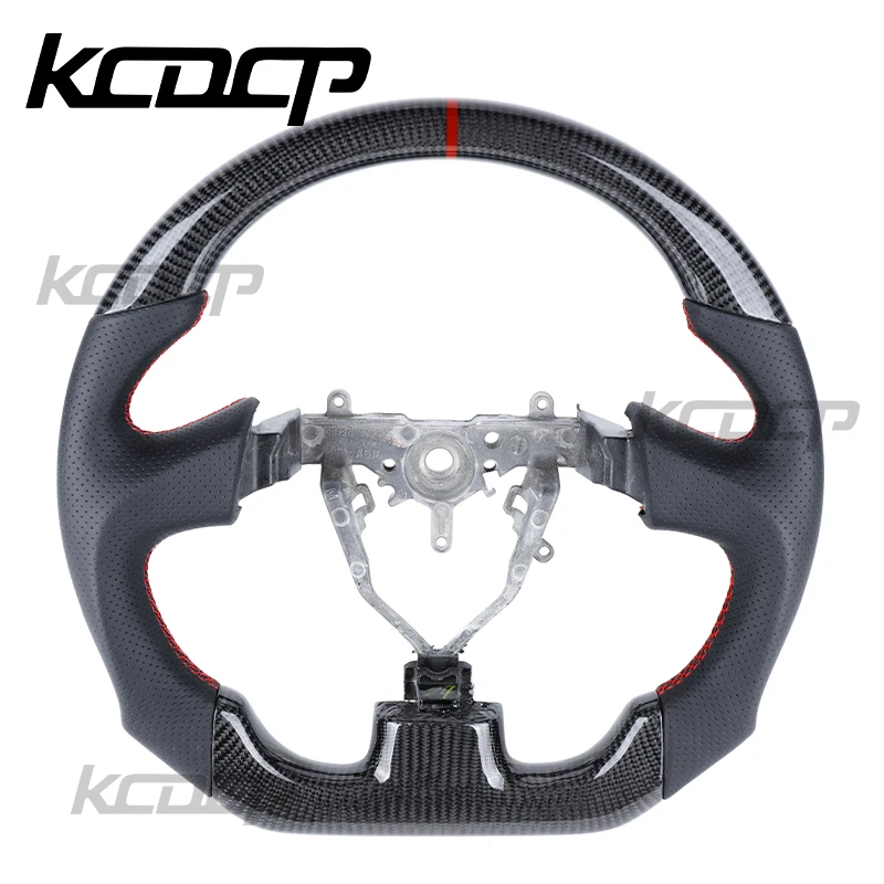 Fit For Subaru Legacy Outback Impreza Forester BRZ STI XV REX WRX Hybrid SVX Custom LED Carbon Fiber Steering Wheel