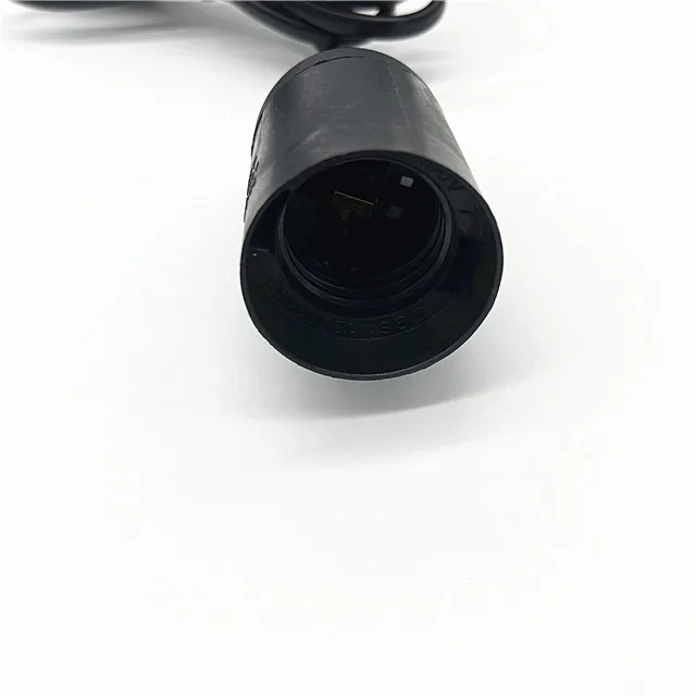 E26/E27 Light Lamp Bulb Socket and cord to 2-Prong US AC Power Cord Adapter with On/Off Switch