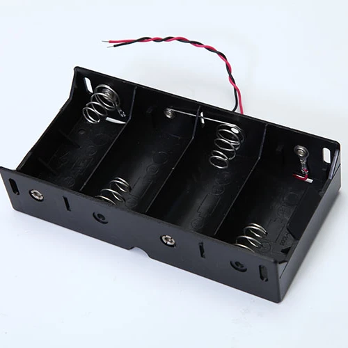 1,5 в * 4 АБС-пластик, безопасный материал, держатель батареи 6 в 4 * d, пластиковый корпус для аккумулятора, защитная крышка