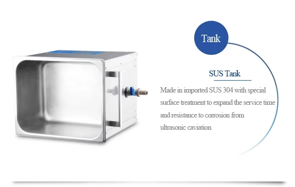 High Quality High Pressure Washer Stainless Steel Desktop Valve Ultrasonic Cleaner 10l