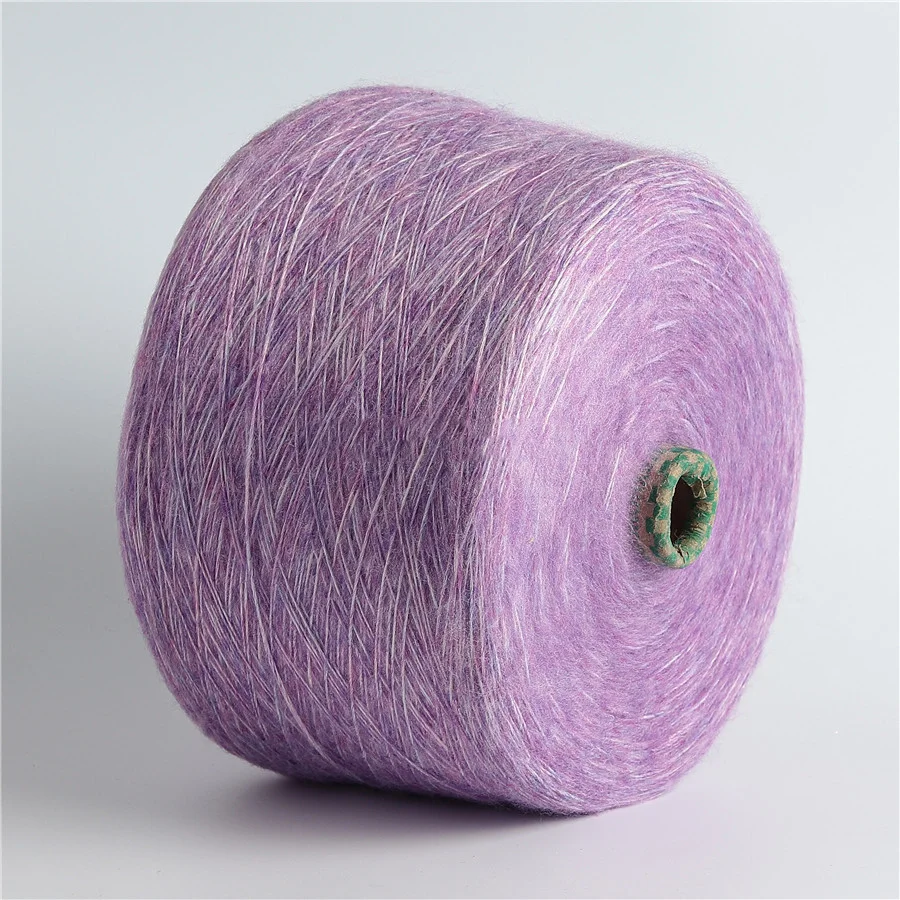 5.4NM/1 Color Spray Air Fancy Yarn Wool blended color gradient trim thick thread cozy cake yarn for arm hand crochet knitting