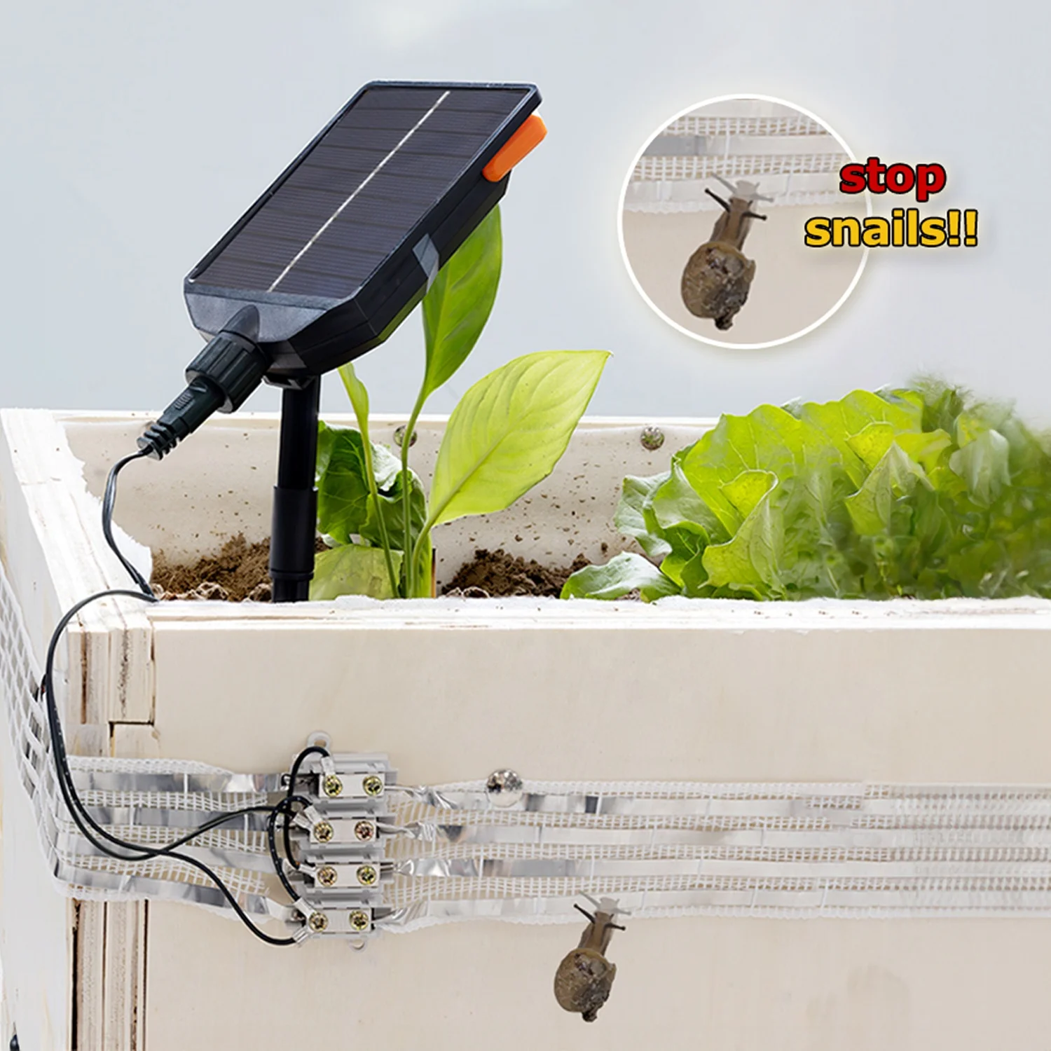 Snail Farming electric fence tape for snail farming