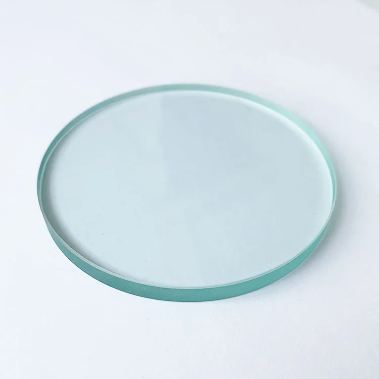 
customized round tempered standard size toughened glass for table top 