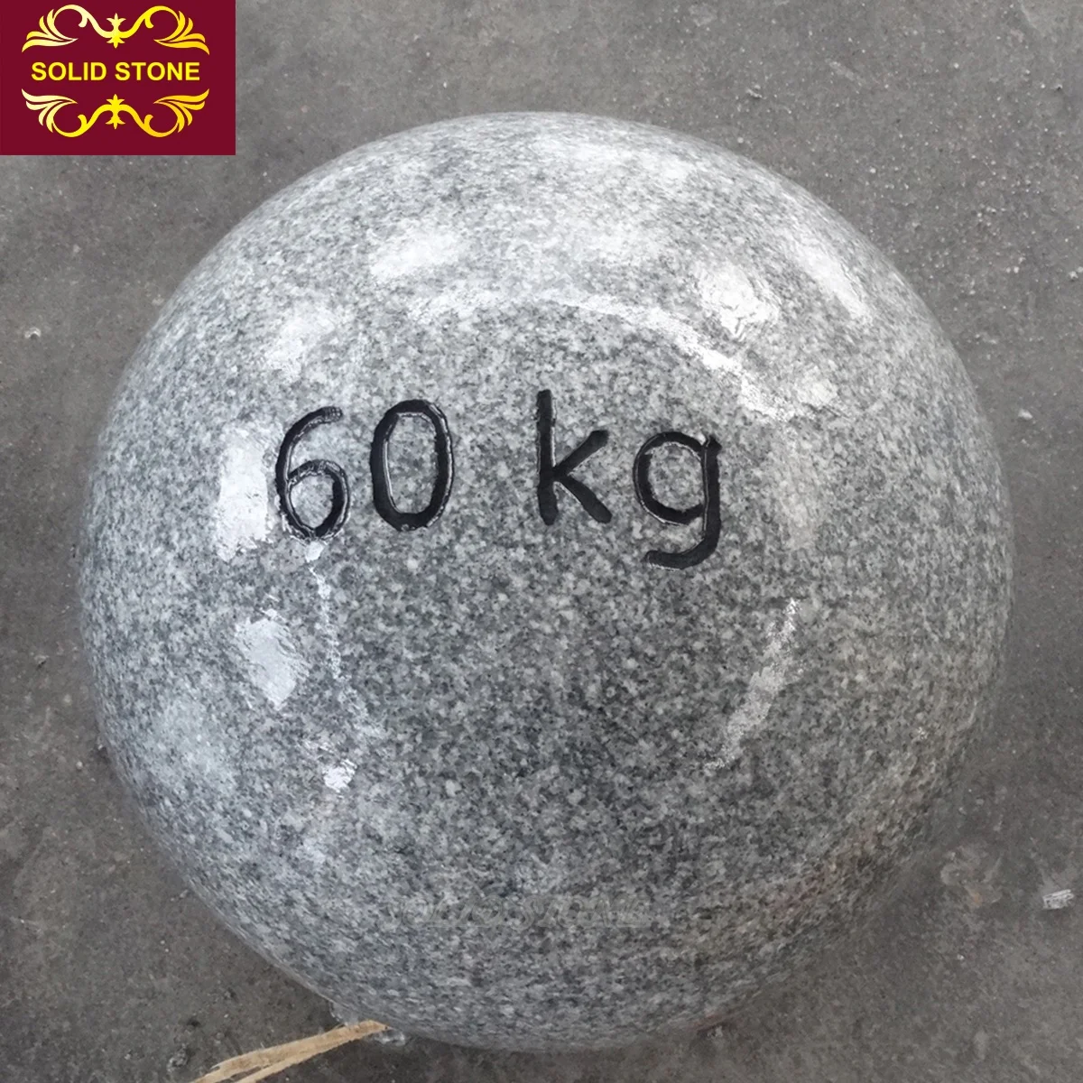 factory direct price exquisite Hand carved Natural Garden landscape grey granite stone ball