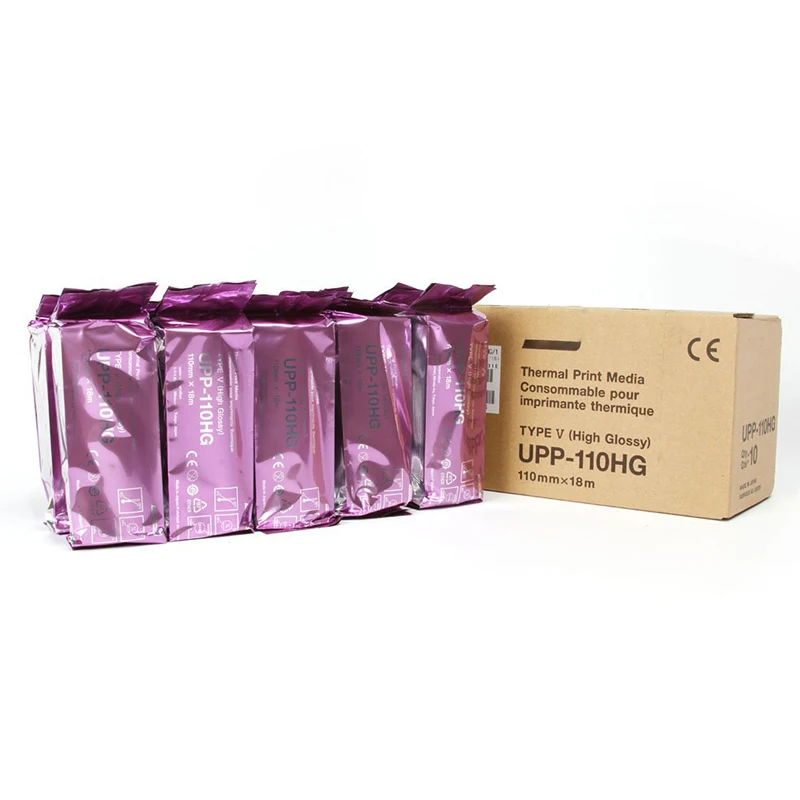 UPP110S Thermal Paper Rolls for Ultrasound Machine Ultrasound Paper Roll for sony Upp 110hg Thermal Paper Roll