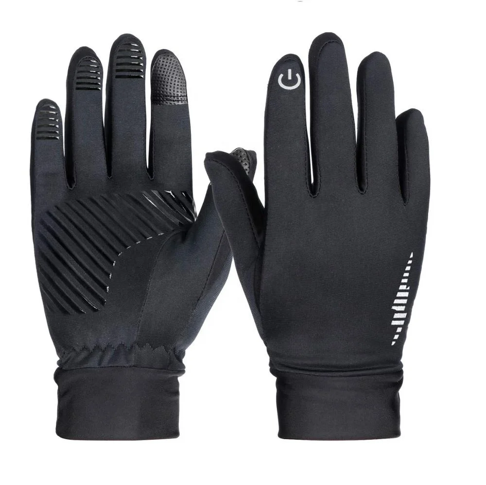 Зимние перчатки, теплые спортивные перчатки для сенсорных экранов для бега и вождения, для мужчин и женщин