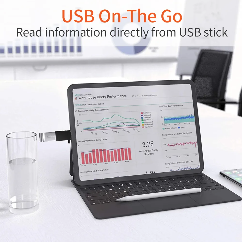 5Gbps Data Transfer USB C Male to 3.0 USB Female OTG Converter for Macbook iPad Samsung Mobile Flash Drive USB C OTG Adapter
