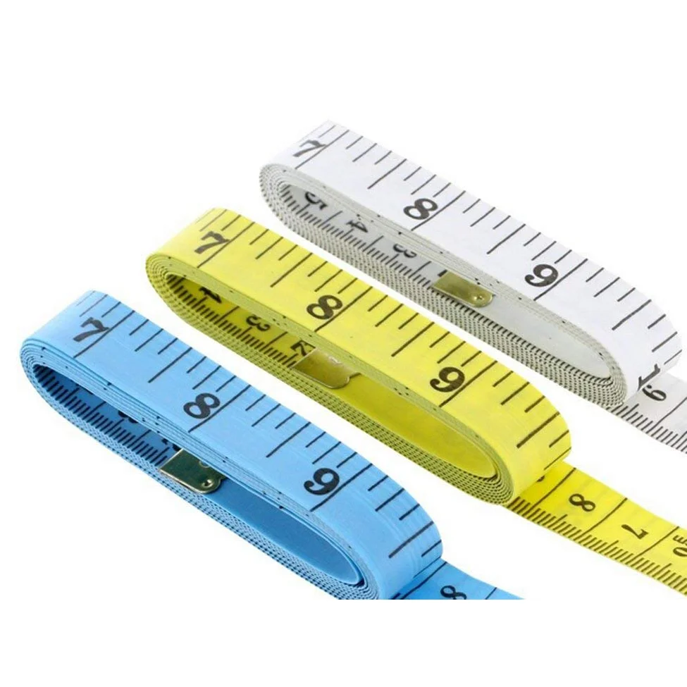 Factory price soft flat 1.3*150cm sewing ruler meter sewing tape measure for sewing tailor cloth ruler