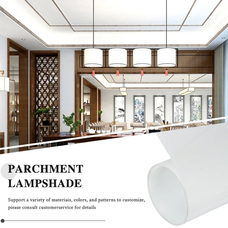 Wholesale Chinese Lampshade Material White Self-adhesion Pvc Light Film Sticker Waterproof Parchment Film Lampshade Material