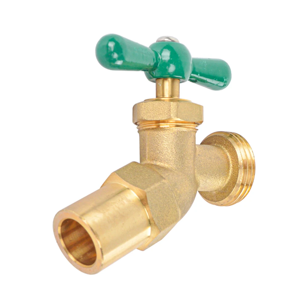 LF brass No-Kink Hose Faucet, Outdoor Garden Hoses Spigot Shut Off Valve Hose Facuets
