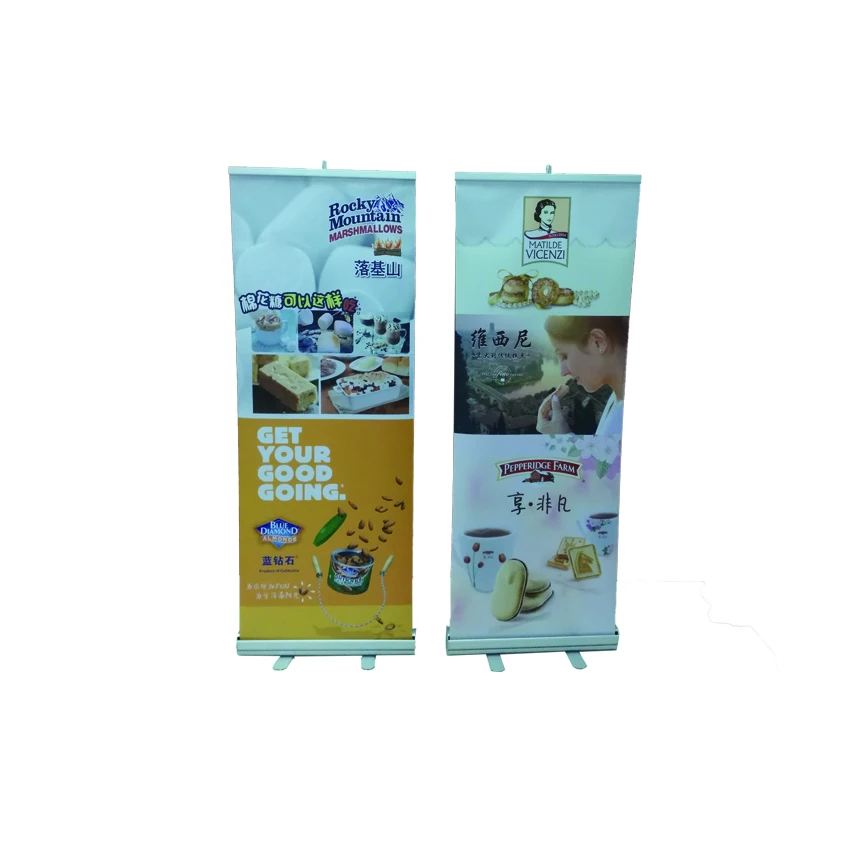 
 Экономичный выдвижной виниловый стенд для баннеров размером 60*160 см  