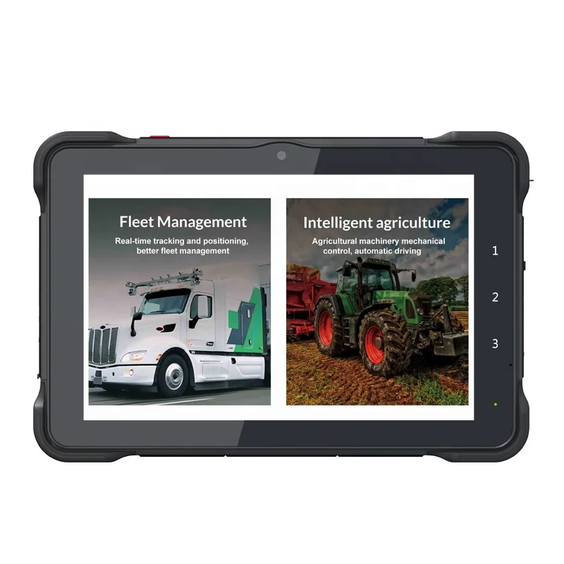 3Rtablet 10 inch IP67 Water Dust Proof Agricultural intelligent Rugged Tablet PC Linux Terminal with LAN Canbus Acc GPIO port