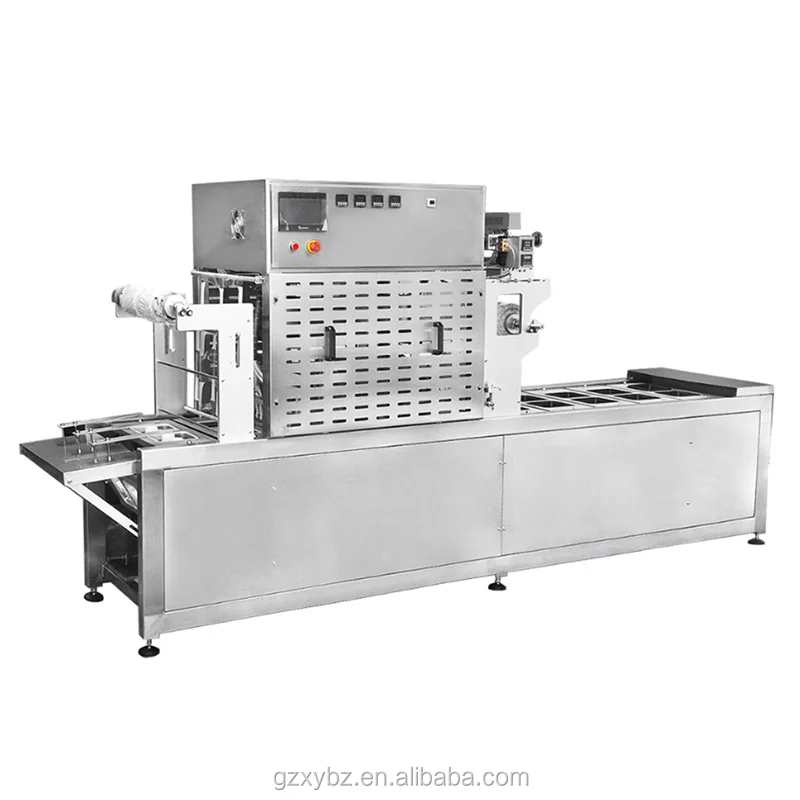 Line Type BIG Automatic Food Tray Sealing Machine LD801C