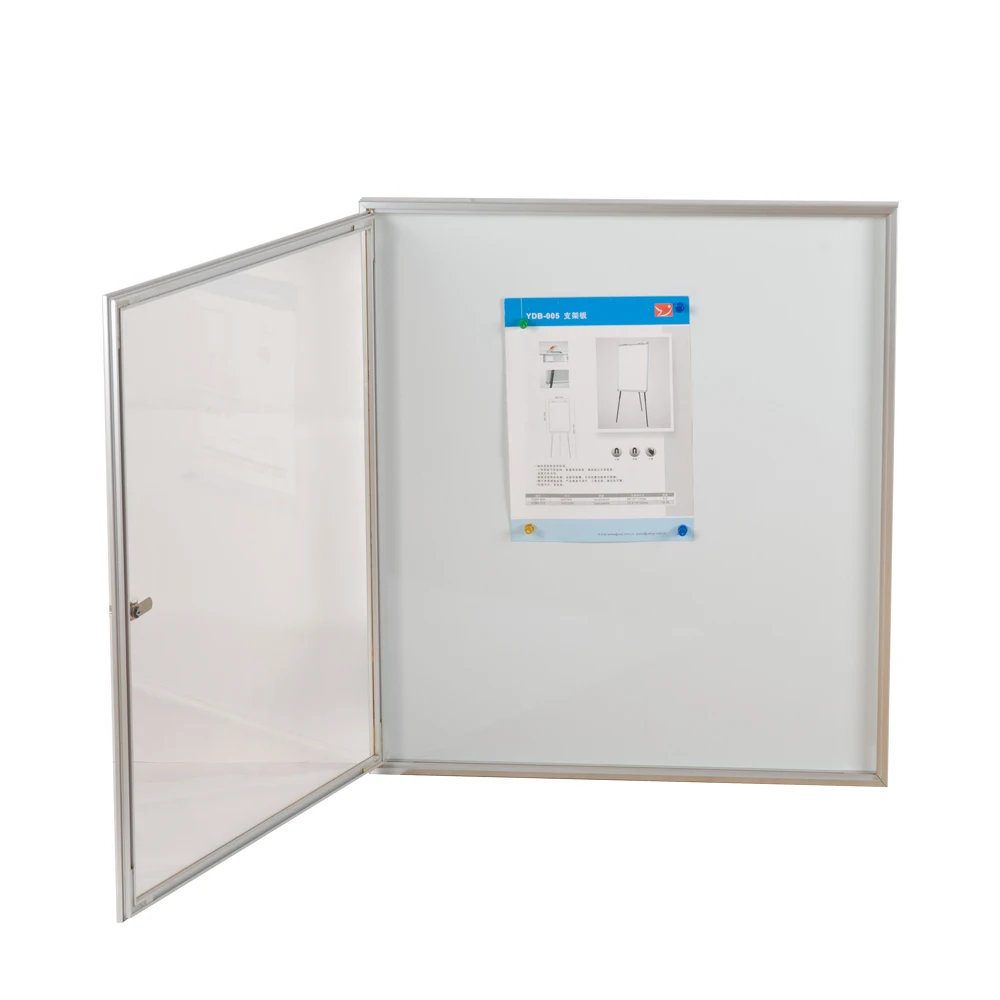 ZGS-C 70*100cm Outside Outdoor Poster Key Lock Display case Notice Board Wall Mounted Cabinet