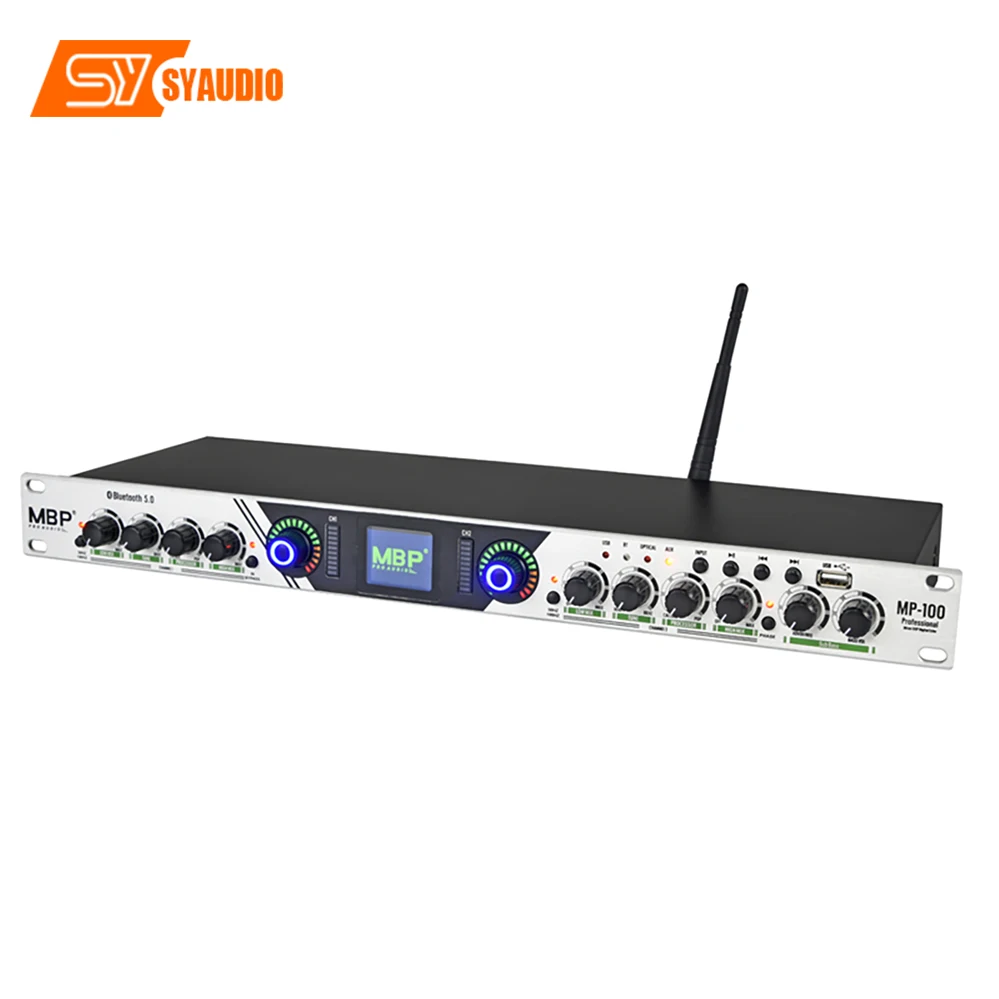 MP-100 High quality pre amp karaoke management systems dsp processor digital audio