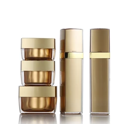 wine red square acrylic packaging jars for cosmetics luxury pmma cream packaging jar whitening face cream contain jar