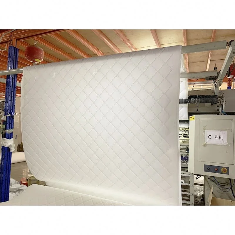 Popular Sewing Design Quilting Pattern Foam Quilting Tricot Fabric for Mattress