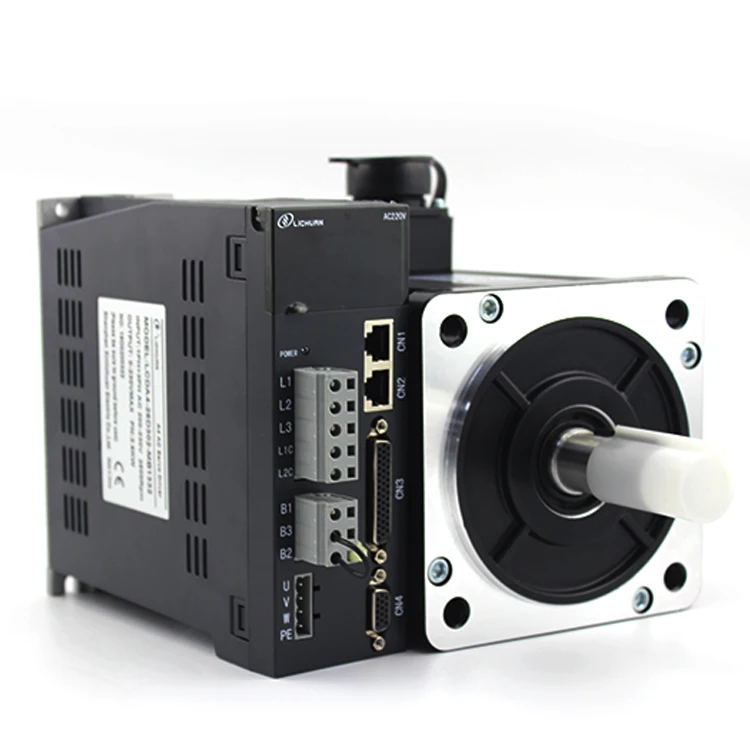 Nema51 130mm 130ST-M10010  17 bit absoluted encoder 10N.M 1000rpm Servo motor driver kit for CNC machine