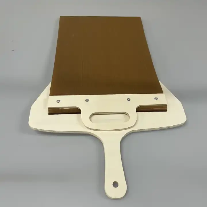 Sliding Pizza Peel That Transfers Pizza Perfectly, Wood Pizza Spatula Paddle, Accessory for Pizza Ovens
