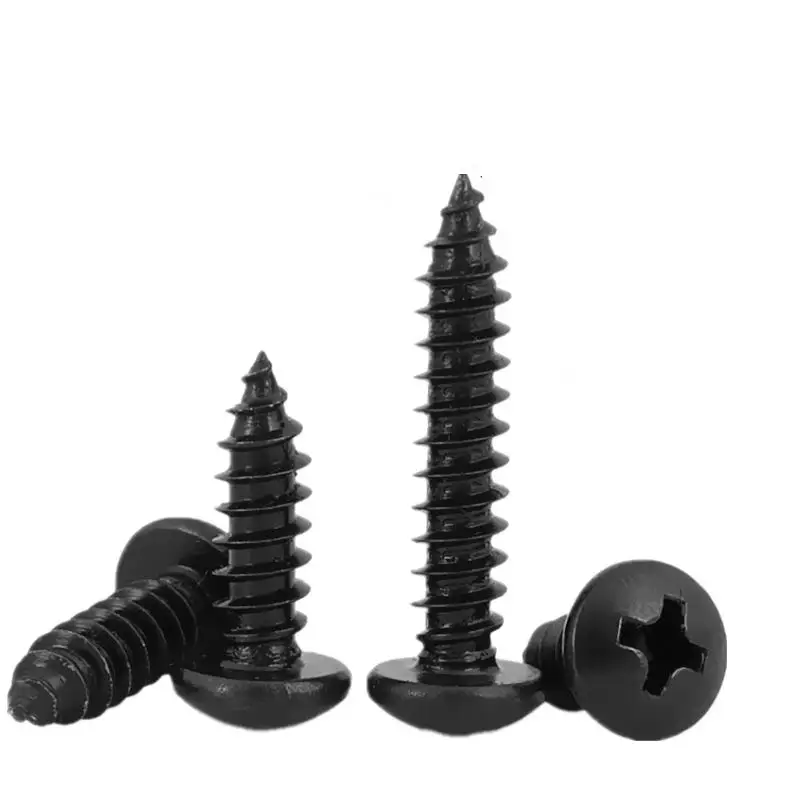 Hot dipped galvanized promotion Wholesale Cheap Various Size Self Tapping Black Coated Drywall Screws Coarse Thread