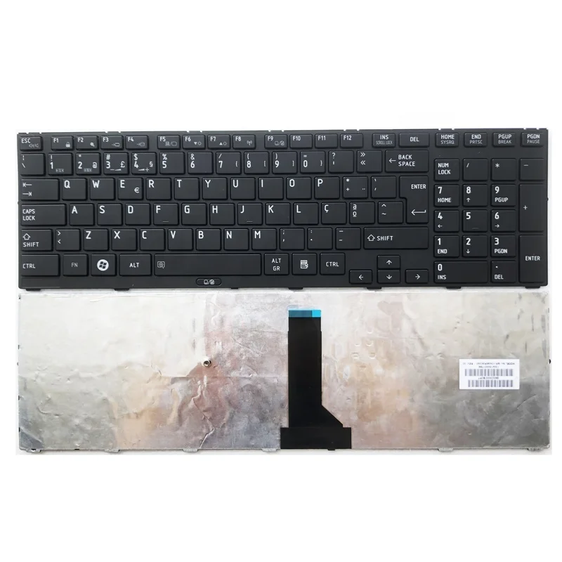 NEW Keyboard For Toshiba Tecra R850 R950 R960 PO Replace Laptop Keyboards With Mouse Pole Portuguese Layout Teclado de laptop