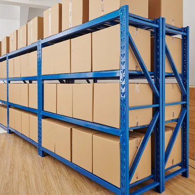 Custom medium duty boltless shelving iron storage racking etagere metal shelf