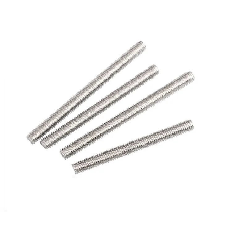 304 M8 Stainless Steel All Thread Studs Threaded Rods 1000mm Long DIN 976 Fine Pitch Thread Stud Bolt Bar