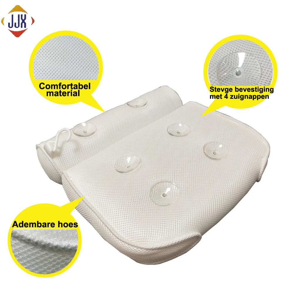 Дышащая и трехмерная воздушная сетчатая подушка для ванны с подголовником разных цветов