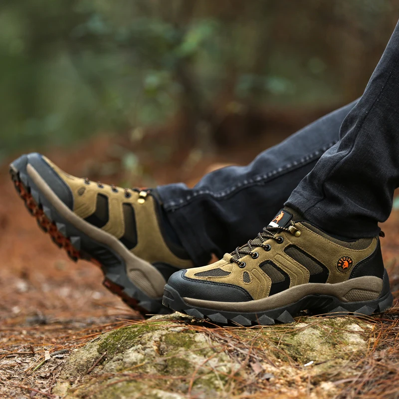 Обувь для отдыха, походов, спортивная обувь для походов, водонепроницаемая Зимняя Теплая мужская обувь для походов