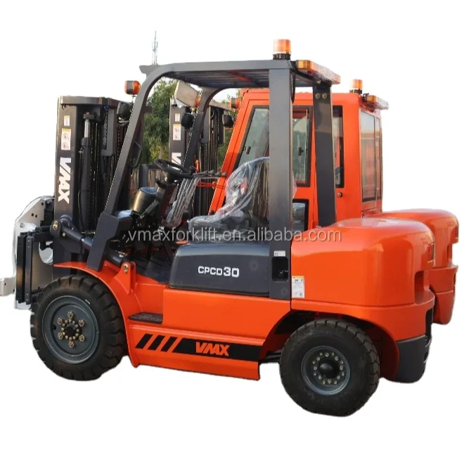 with two stage mast lift height 3.5 m and side shift 3.0 ton forklift names diesel forklift truck