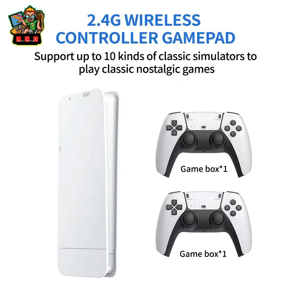 2023 new 64GB 20000+ Games PS1 Emulator 2.4G Wireless Gamepad Controller TV Stick HD 4K Player M15 Video Game Console Game stick