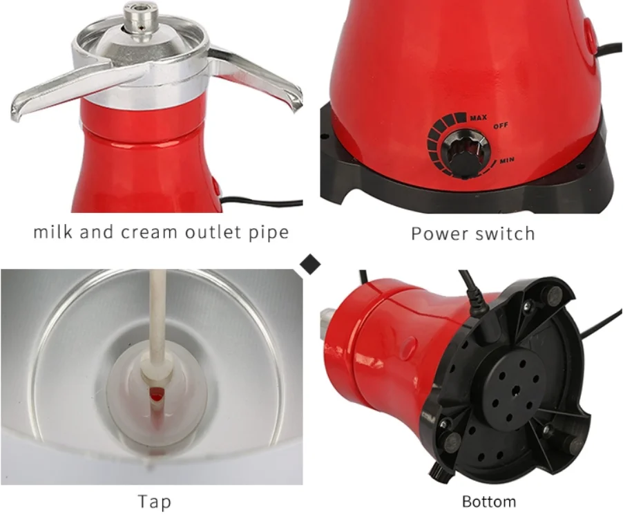 Centrifugal milk cream separator small separator